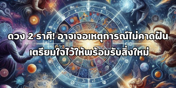 2 ราศี อาจเจอเหตุการณ์ไม่คาดฝัน