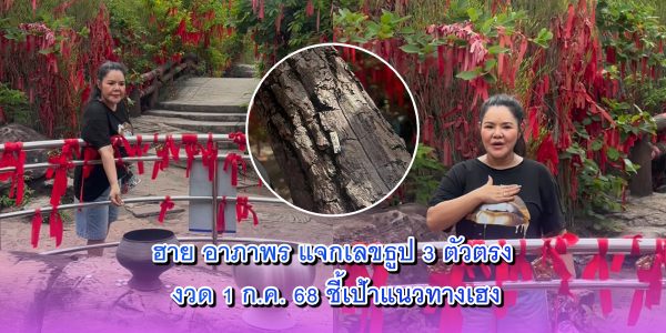 ฮาย อาภาพร แจกเลขธูป